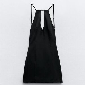 Zara Black Backless Dress